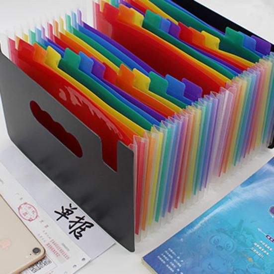 Colorful A5 Multi-Layer Expanding File Receipt Folder Organizer Pockets Holder