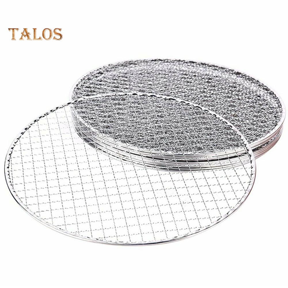 Disposable Bbq Grill Rack 5pcsset Roast Net Grate Barbecue Baking Pan