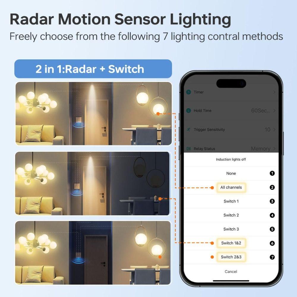 Remote Conrtol PIR Motion Sensor Advanced Smart Presence Sensor Security Alarm