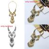 Ethnic Style Simulation Gemstone Decoration Women Necklace With Tassel Design For Spring Trend Followers