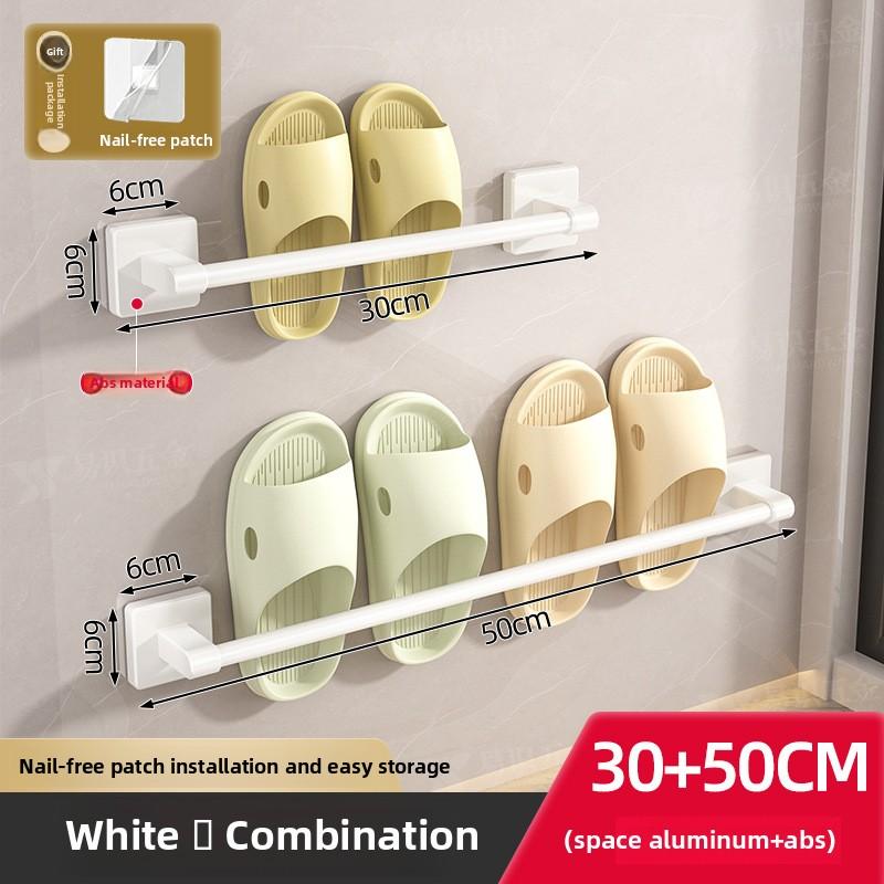 Wall Mounted Drainage Slipper Rack with No Holder