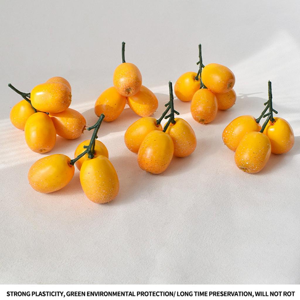 Модель искусственного фрукта Имитация модели плода мушмулы Для демонстрации на кухне и обеденном столе