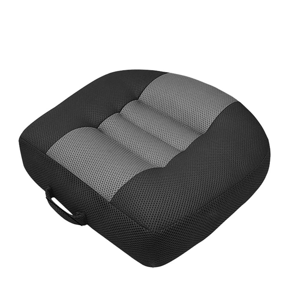Universal Car Seat Heightening Cushion Wedge Boost Mat Breathable Portable Driver Seat Pad Non-Slip for SUV Truck Office Chair
