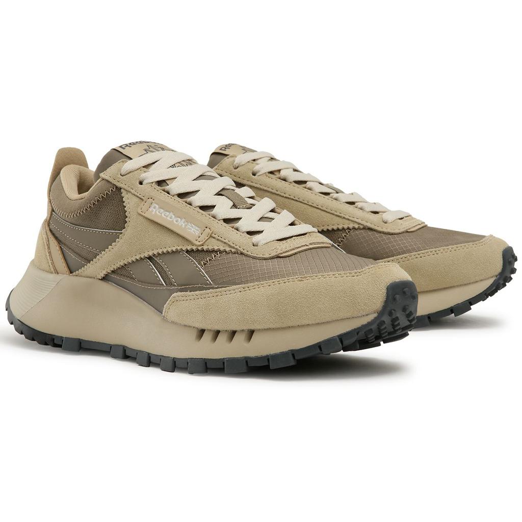 Reebok Cl Legacy W Retro Classic Trendy Comfortable Versatile Thick Sole Low Top Running Shoes Unisex Sneaker Light-Khaki 25SRC903U1GG6