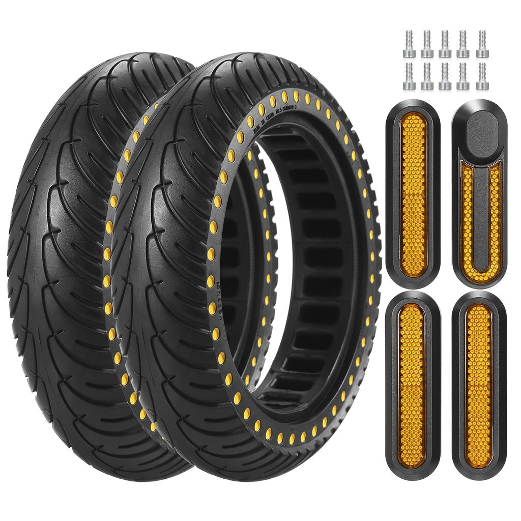 Electric Scooter Tire 8.5 Inches Electric Scooter Tire Shock-absorbing Rubber Wheel Non-pneumatic