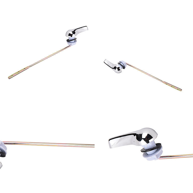 Universal Toilet Tank Flush Lever Chrome Toilet Wrench Handle Fits Most Toilet