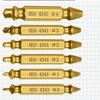 Набор экстракторов поврежденных винтов, набор экстракторов сорванных винтов для скользящей резьбы, экстрактор сломанных болтов, съемник болтов