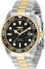 Мужские часы Invicta Pro Diver с кварцевым механизмом и черным циферблатом 33255