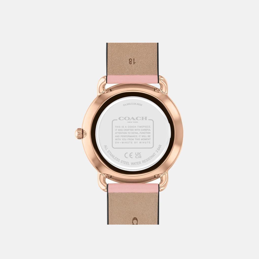 Coach Женские часы Elliot с серебристо-белым циферблатом 36 мм - 14504295