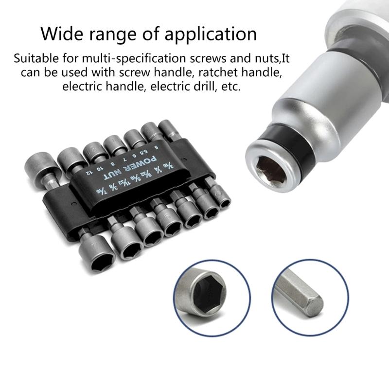 14 шт. набор сверл с гайками, метрический торцевой ключ, винт 1/4'', шестигранные ключи, набор отверток, биты