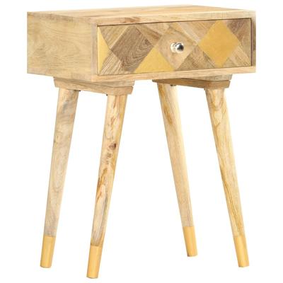 vidaXL Nachttisch 43x30x58 Cm Massivholz Mango
