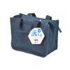 Insulated Lunch Bag, Square, PEVA, Washable, Blue, D-6802