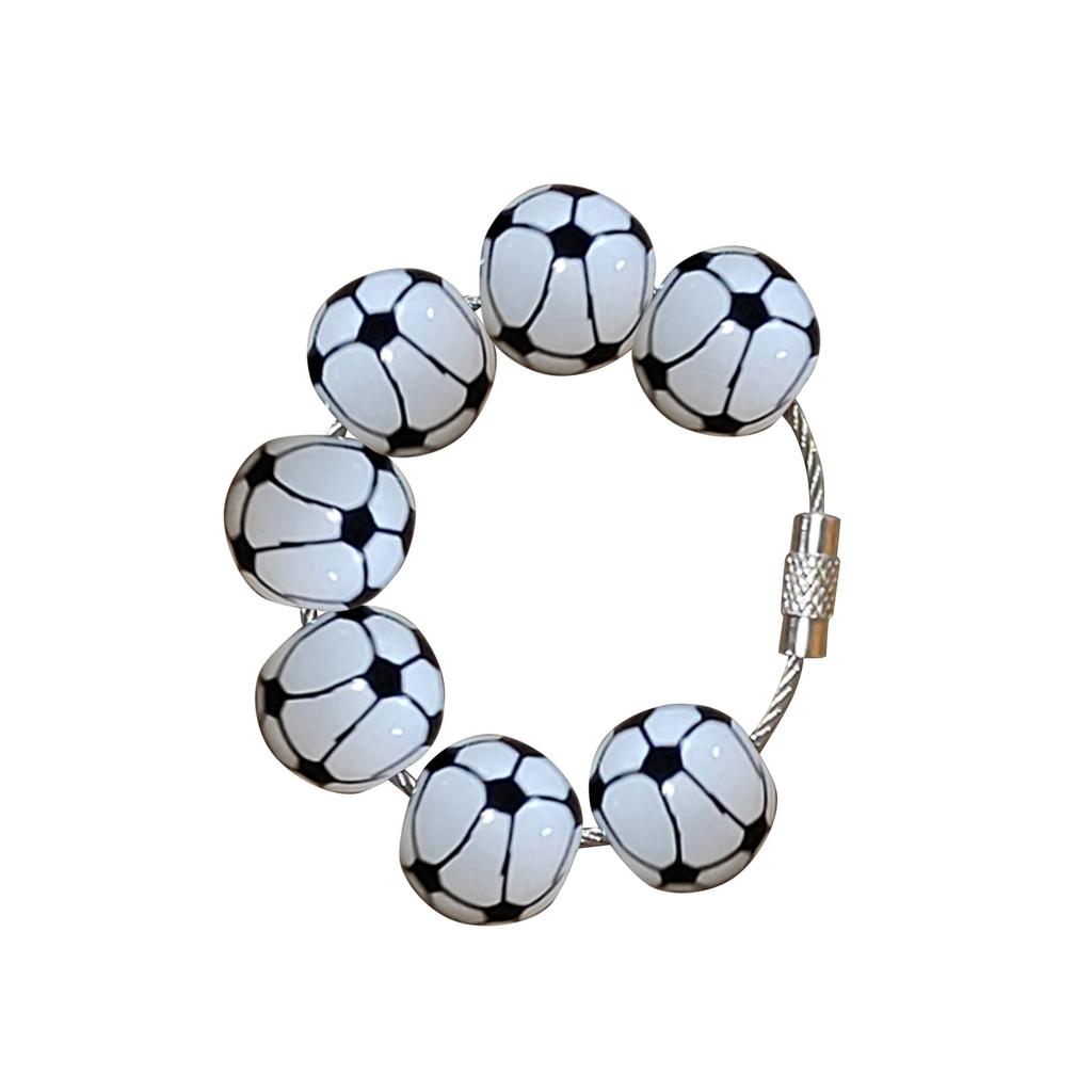 Подвеска для спортивной сумки, аксессуары из деревянных бусин для сумки, пляжная большая сумка, креативная подвеска для пляжной сумки для бейсбола, баскетбола, футбола