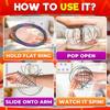 Кольцо-спиннер Flow Ring 5,1" Меняющая форму игрушка-антистресс Flow Toy Петля бесконечности Ручные кольца Снятие стресса и развлечение Игрушки Flow для детей и взрослых