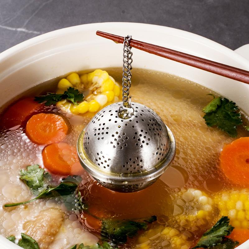 Многофункциональный заварник для чая с мелкой сеткой для специй, кофе, травяной фильтр, кухонный шарик для приправы супа, ситечко для чая, аксессуары для чайной посуды