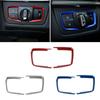 2 шт. ABS фара переключатель рамка отделка регулировка наклейка для BMW F30 F31 F32 F34 3 4 автомобильные аксессуары