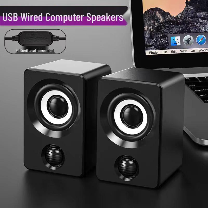 Компактная USB настольная колонка X9 - Мини аудио сабвуфер для ноутбука
