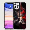 Черный чехол для телефона с аниме-рисунком 'C-Clovers' для iPhone 18 17 Air 16 15 Plus 11 14 Pro Max 13 Mini 12 7 8 + SE Арт-узор Индивидуальная обложка 17