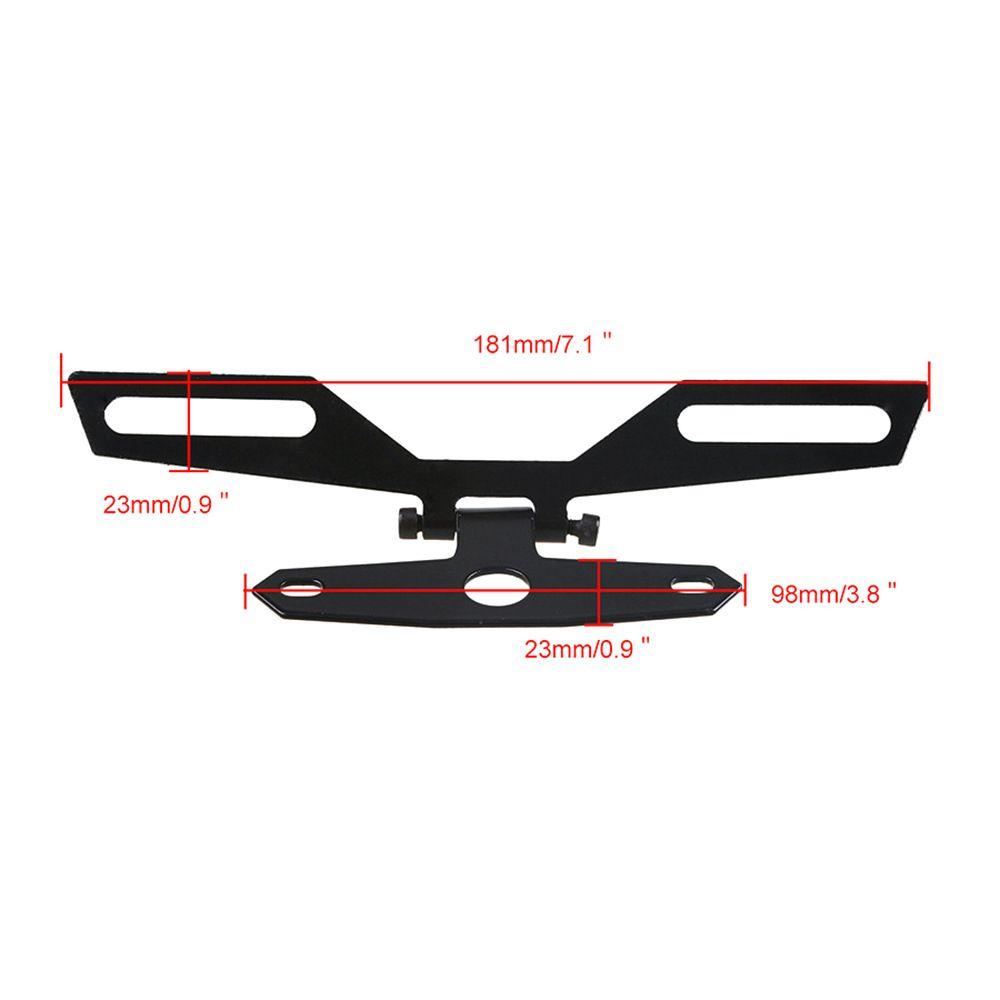 Регулируемый складной кронштейн номерного знака, держатель заднего фонаря