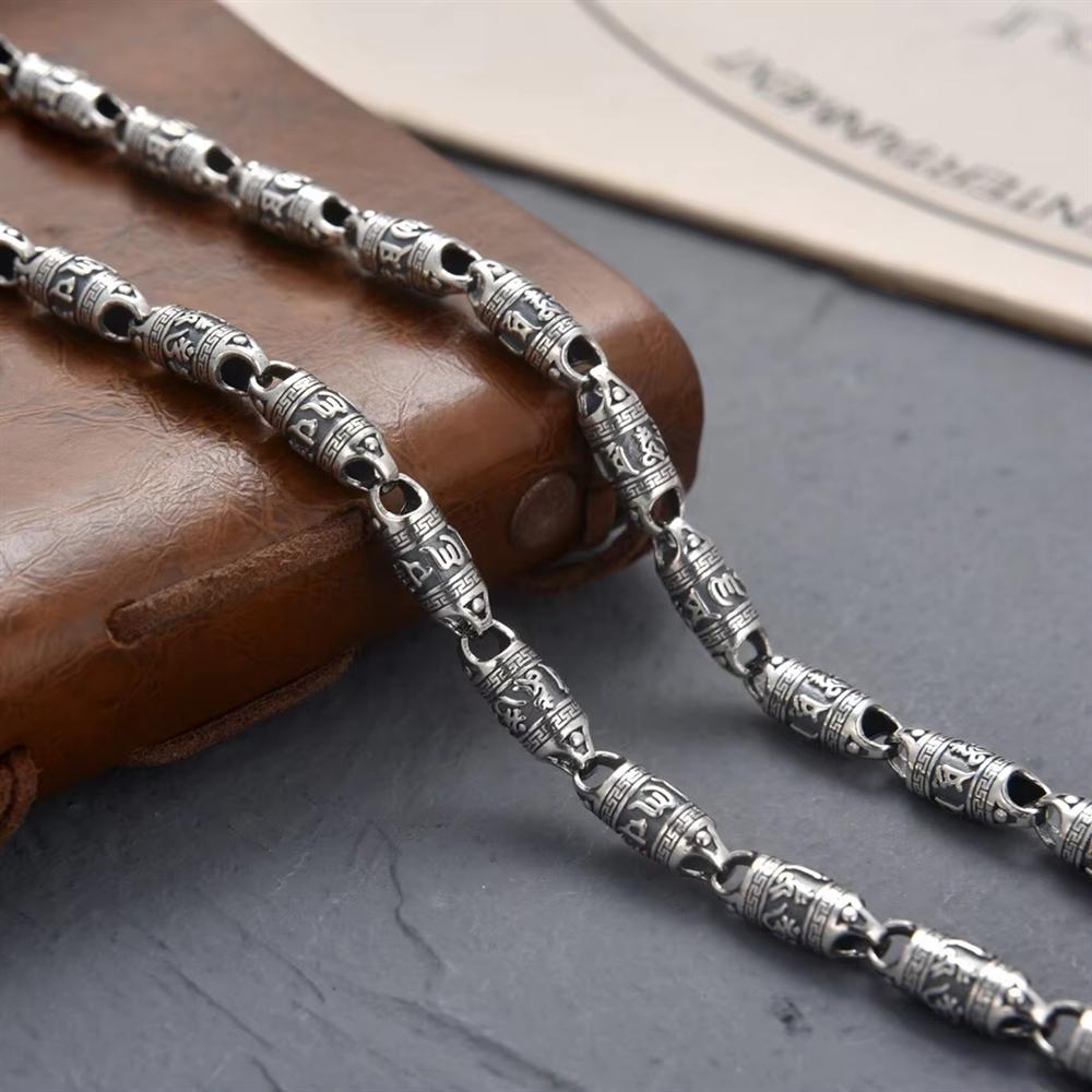 New Heavy Industry Six Character Words: Elegant and Versatile Clavicle Chain, Ethnic Style Sweater , Wedding Jewelry