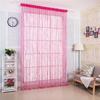 String Curtain Shiny Tassel Line Curtains Window Door Divider Drape Living Room Decor Valance Glitter Door String Curtain