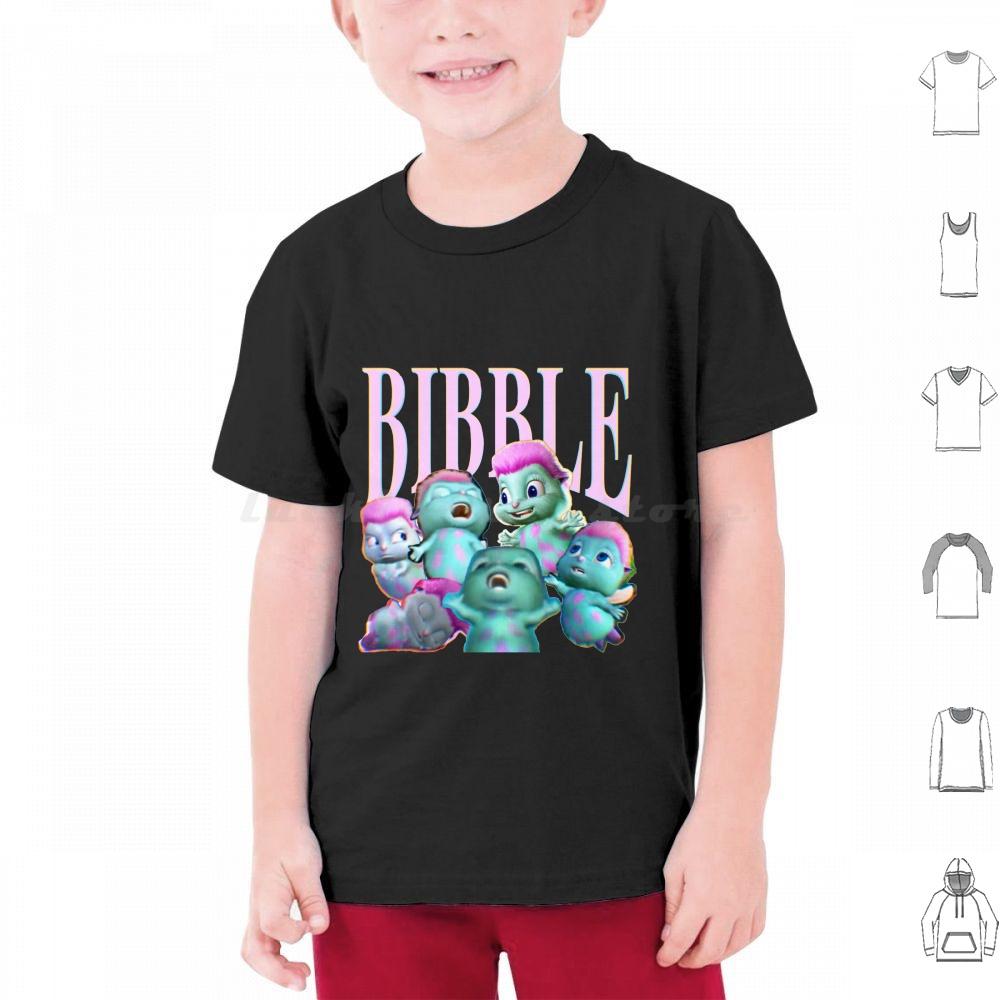 Футболка BibbleCollage 6XL Хлопок Крутая Футболка Один Биббл в День Держит Депрессию Подальше Биббл ФейриТопия Мем Фильмы ФейриТопия