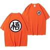 Summer Fashion Anime Son Goku Cosplay T-shirt Cotton Short Sleeve Tops Tee Loose Oversized Casual T Shirts Women Harajuku Clothing