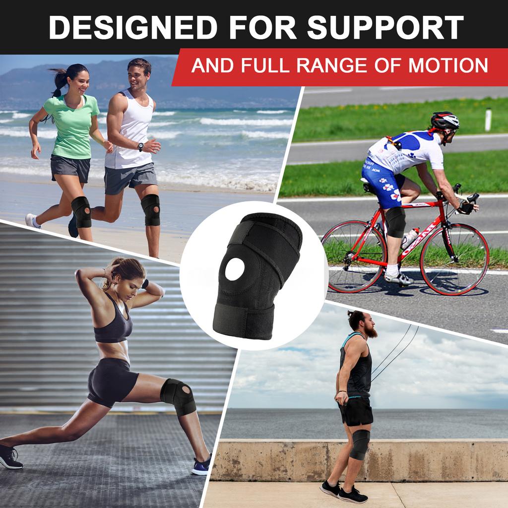Наколенник для занятий спортом на открытом воздухе, дышащий и защитный, для пеших прогулок, баскетбола, езды на велосипеде, бега