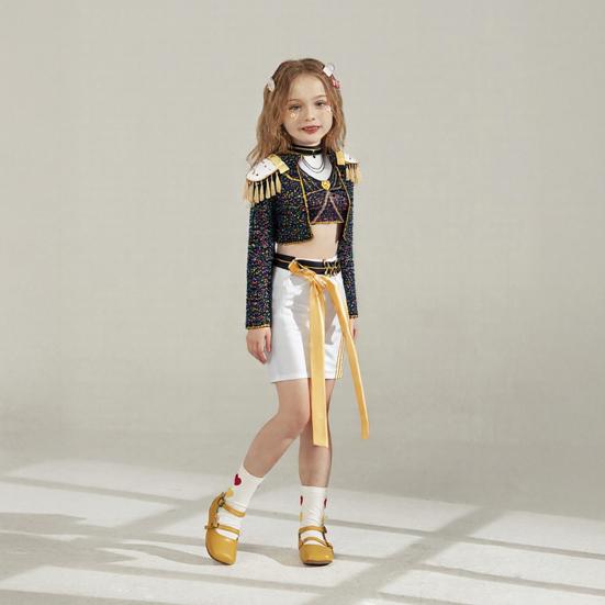 Girls Demon Hunters Costume Halloween Pop Singer Cosplay Outfits Full Set