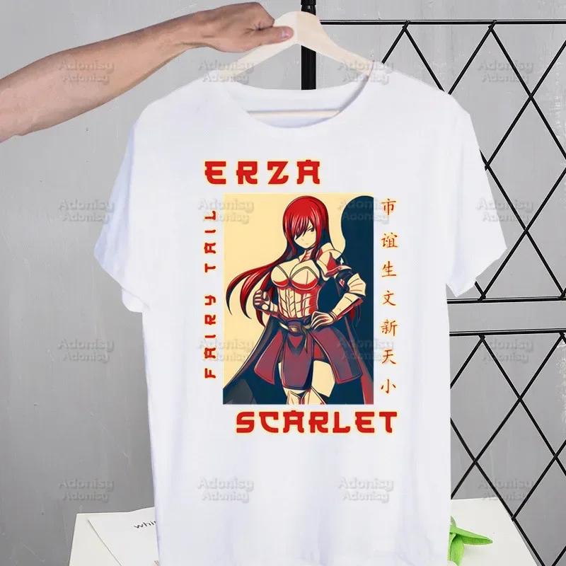 Мужские футболки Fairy Tail Guild Забавные Хип-хоп Летние Женские Мужские Футболки Ульззанг Харадзюку Мультяшные Аниме Нацу Зодиак Футболка Рубашка