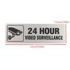 Знак Видеонаблюдение 24 часа Металлическая Предупреждающая табличка CCTV Водонепроницаемая Табличка Предупреждение о безопасности Для дома, двора, виллы, наружной стены