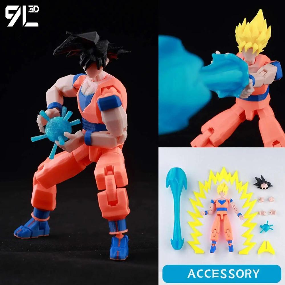 9L3D Printed Lucky Dummy 13 Jujutsu Kaisen Fushiguro Toji Anime Multi-Jointed Shapeshift Toys Action Figures Mannequin Model