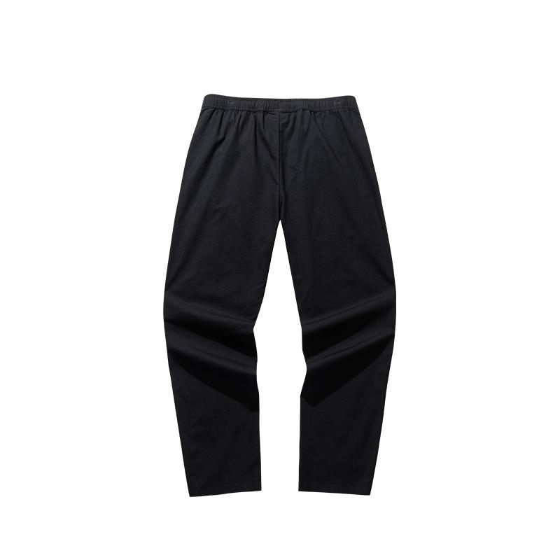 Anta Серия Good Things Happen Однотонные Брюки средней посадки Удобные Дышащие Универсальные Свободные Прямые Повседневные Мужские брюки низ Базовый-Черный 152518517-3