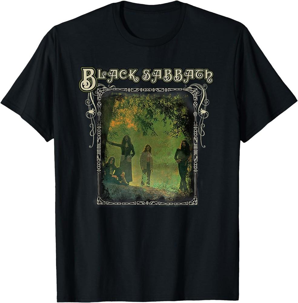 Футболка группы Black Sabbath, Футболка с фото из сада, Подарок для фанатов, Унисекс футболка
