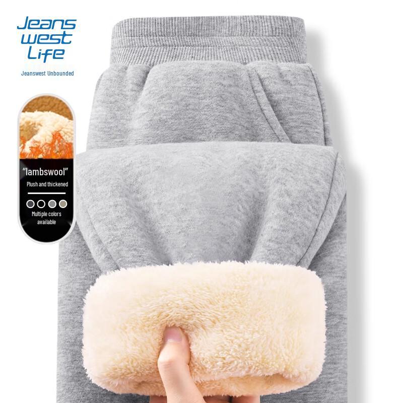 JEANSWEST LIFE Мужские зимние повседневные брюки на флисовой подкладке