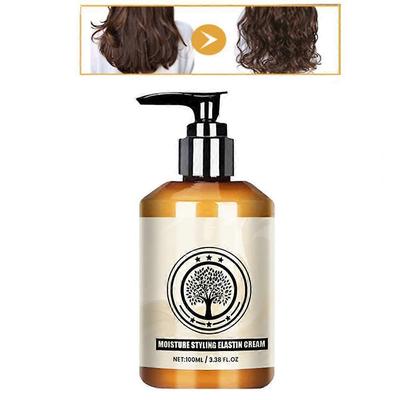 Увлажняющий стайлинг-крем Moisture Styling Elastin Кондиционер для кудрявых волос Долгосрочная фиксация Объем Увлажнение Эластичность, Moisture Styling Elast