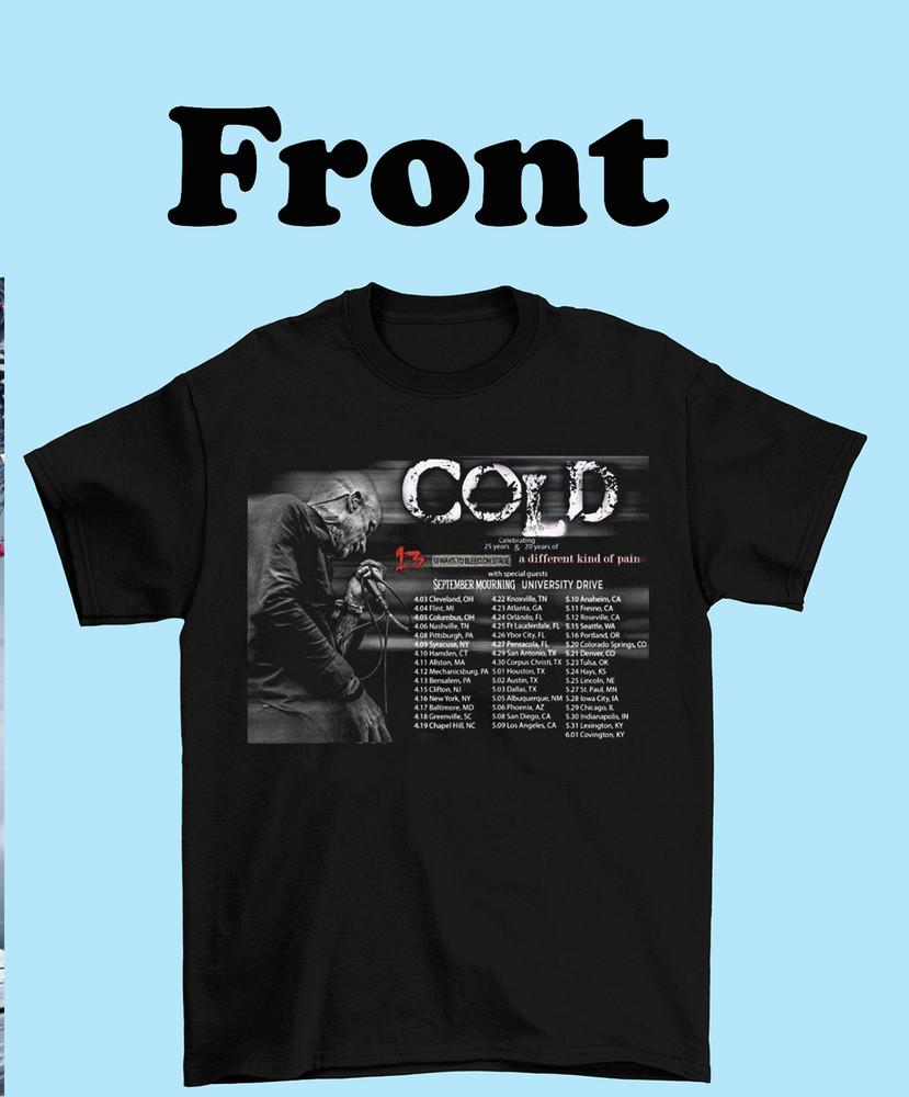 Cold Band Celebrating 25 Years Tour cotton Unisex T Shirt S-5XL KN1161 Unisex T-Shirt