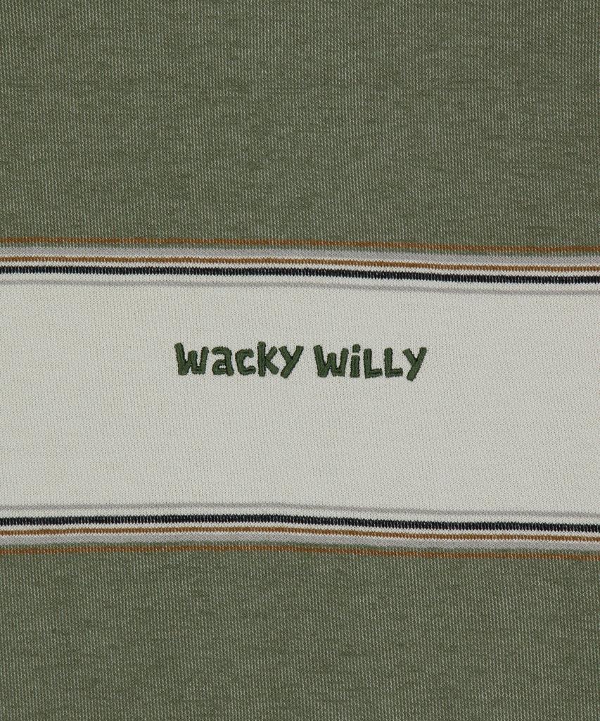 WACKY WILLY Свитшот с крупной полоской Зеленый
