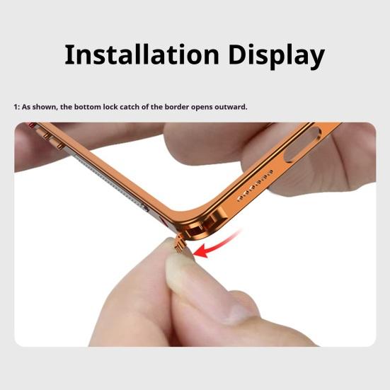 Металлический чехол для телефона для IPhone 17/17 Pro/17 Max/17 Air Съемная крышка объектива и чехол для телефона с теплоотводом Ультратонкая защитная рамка