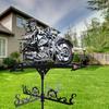 Decorative Iron Weather Vane Weathervane Perfect for Roofs and Outdoor Garden Courtyard Decoration Wind Direction Tool