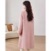 Women's Elegant Mid-Length Wool Blend Coat