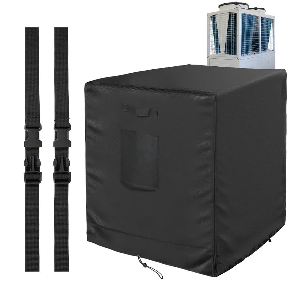 Outside Air Conditioner Cover Waterproof Windproof Elastic Cover Outdoor Defender AC Unit Cover For Home Dorm Hotel Apartment