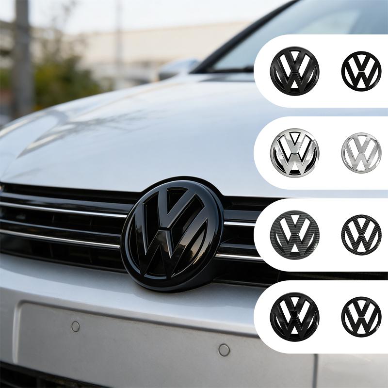 OPQ1 5K0853601C 5K0853630 Volkswagen 135 мм Передняя решетка радиатора автомобиля Значок 110 мм Задняя крышка багажника Логотип Аксессуар Для VW Golf 6 2009-2013