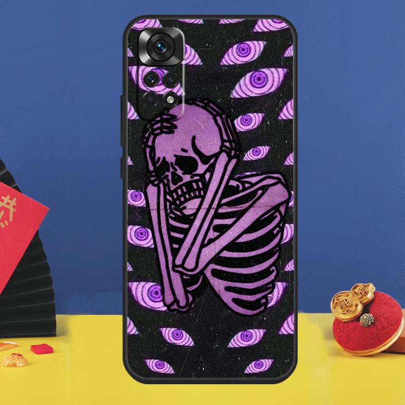 Фиолетовый Эстетичный Чехол Для Телефона Для Xiaomi Redmi Note 14 Pro 13 11 9 10 12 15 Pro Plus 10C 12C 13C 14C 15C