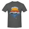 Unisex Dolomites Italy Mountains Funny T Shirt Vintage Big Size Cotton Sleeve Custom T Shirts