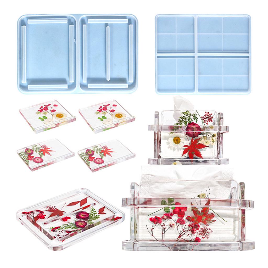 Tissue Box Silicone Mold Melt Aromatherapy Making Cupcake Chocolate Handicraft Making Mould Decorating Supplies