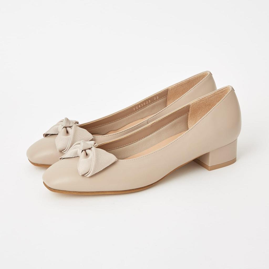 WELLFIT Туфли на низком каблуке, плоская подошва, сделано в 116223600012 [Diana], Обувь, Япония, Бежевый, 24.0см,