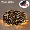 Christmas Lights 10M 20M 30M 50M 100M Decorative LED String Fairy Light Outdoor Garland Lamp For Wedding Holiday Garden Lighting 220V 110V