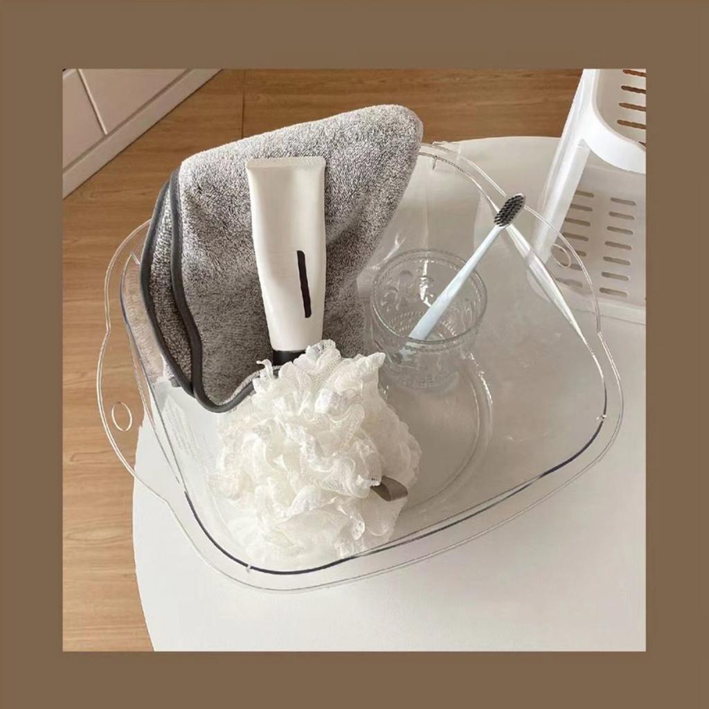 Прозрачная пластиковая раковина Многофункциональная Стильная Простая Стиль Утолщенная Прочная Прозрачная Лицо