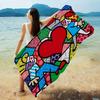 Britto Art Большие Микрофибровые Пляжные Полотенца Быстросохнущее Полотенце Песочные Пляжные Полотенца Полотенце для Бассейна Для Путешествий Пляж Бассейн Йога